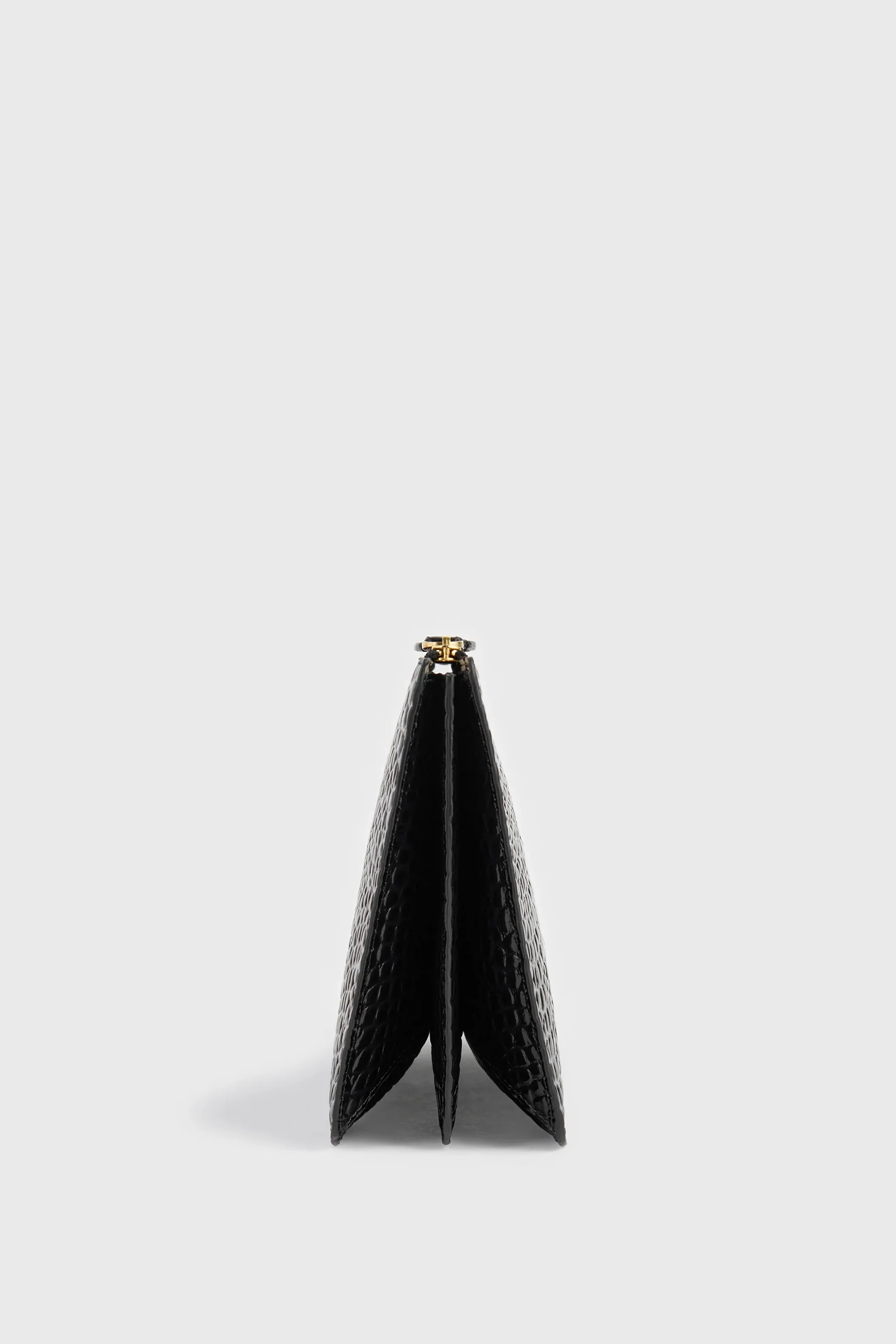 Threefold croco-embossed clutch - Image 5