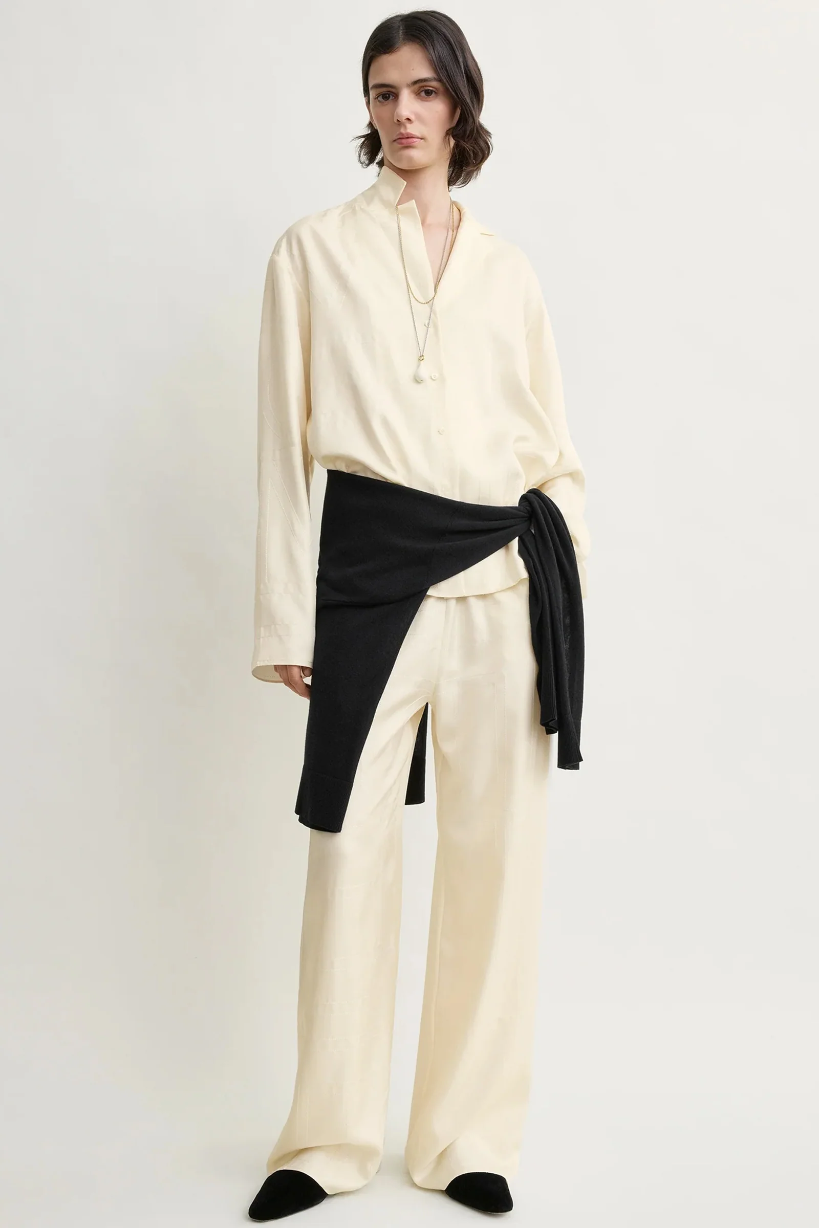 Monogram Silk pj Top - Image 2