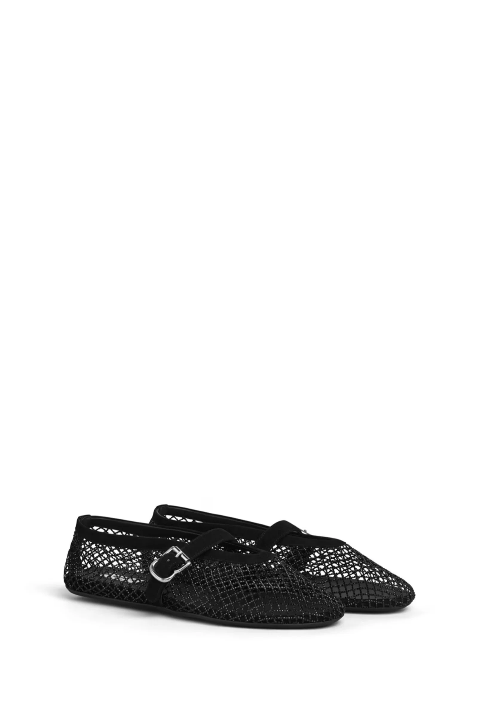 Ballet Flats in Strass Fishnet - Image 2