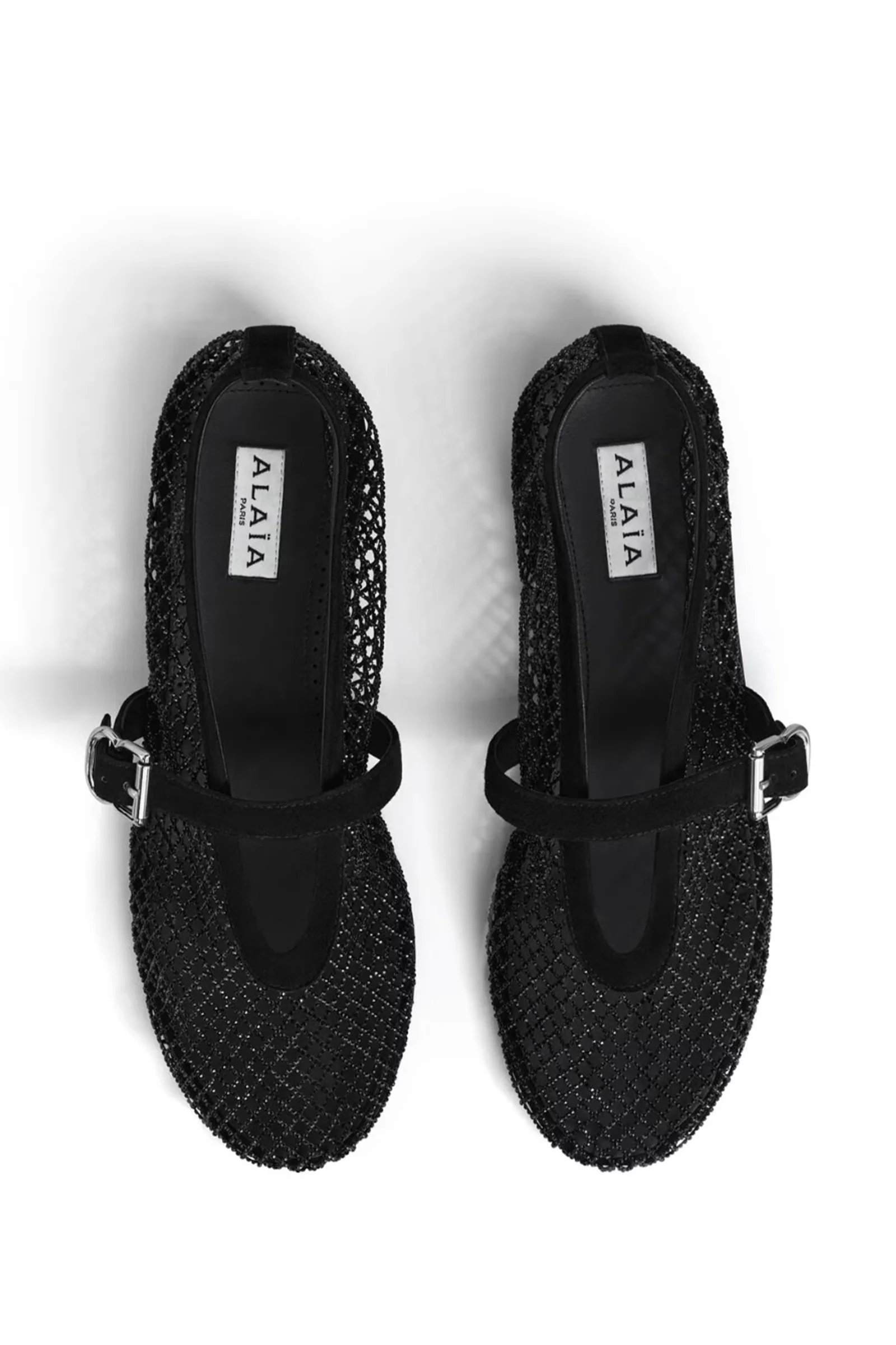 Ballet Flats in Strass Fishnet - Image 3
