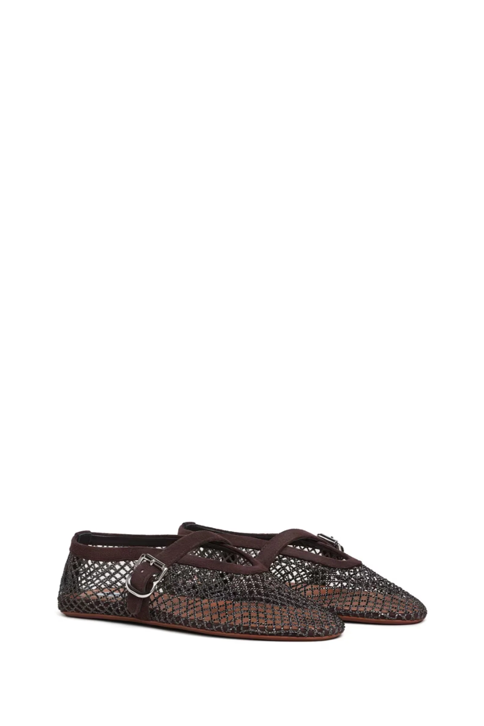 Ballet Flats in Strass Fishnet - Image 2