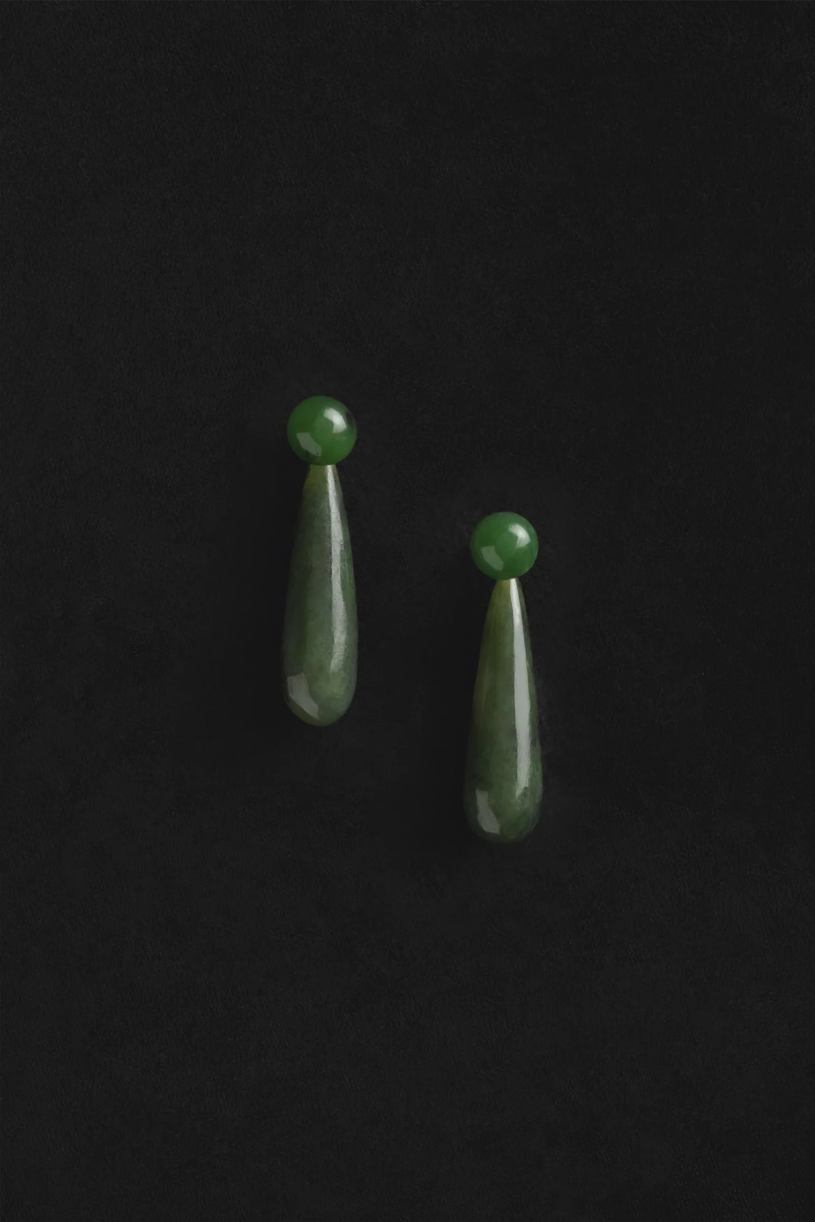 Small Angelika Earrings, Jade