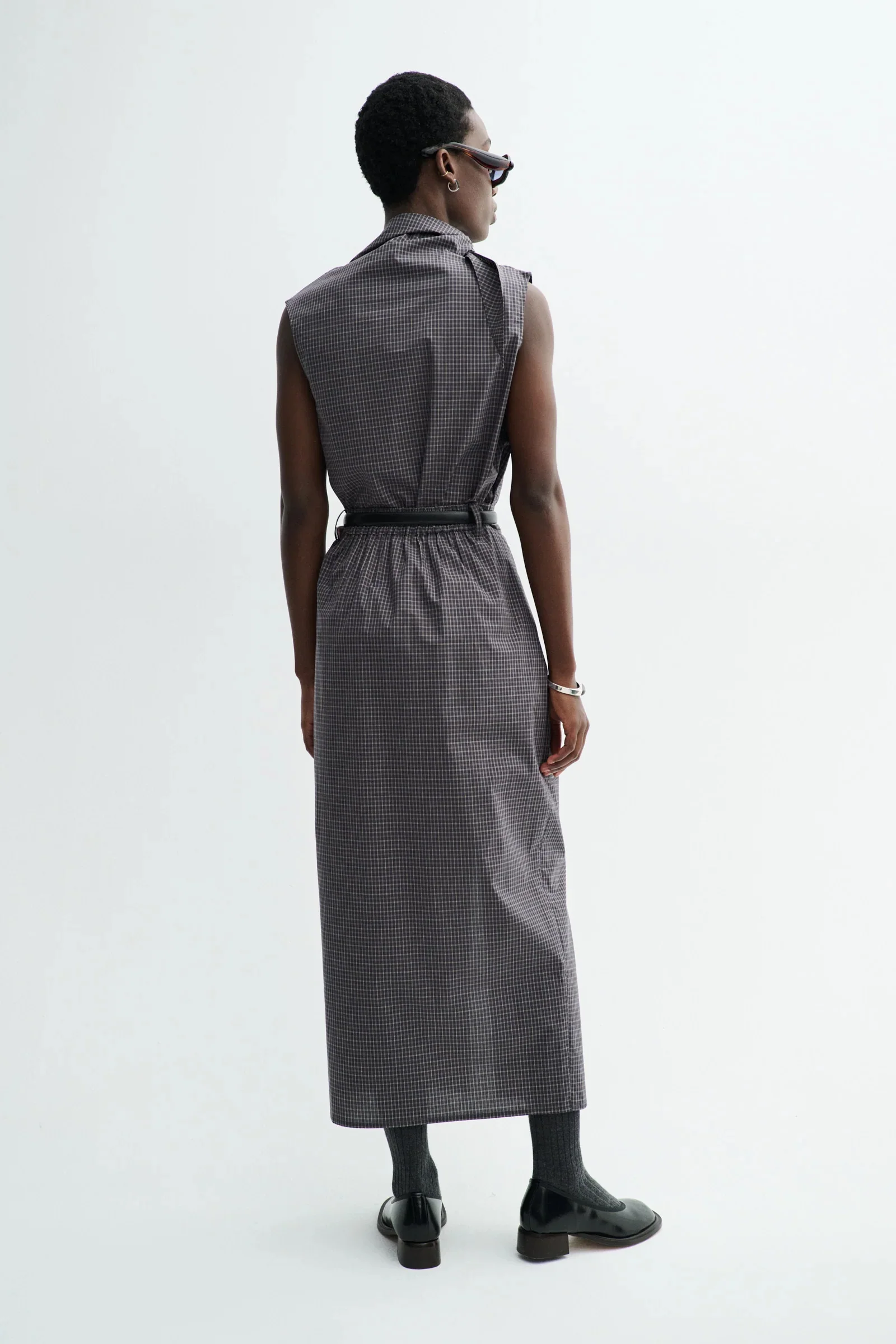 Novella Check poplin skirt - Image 3