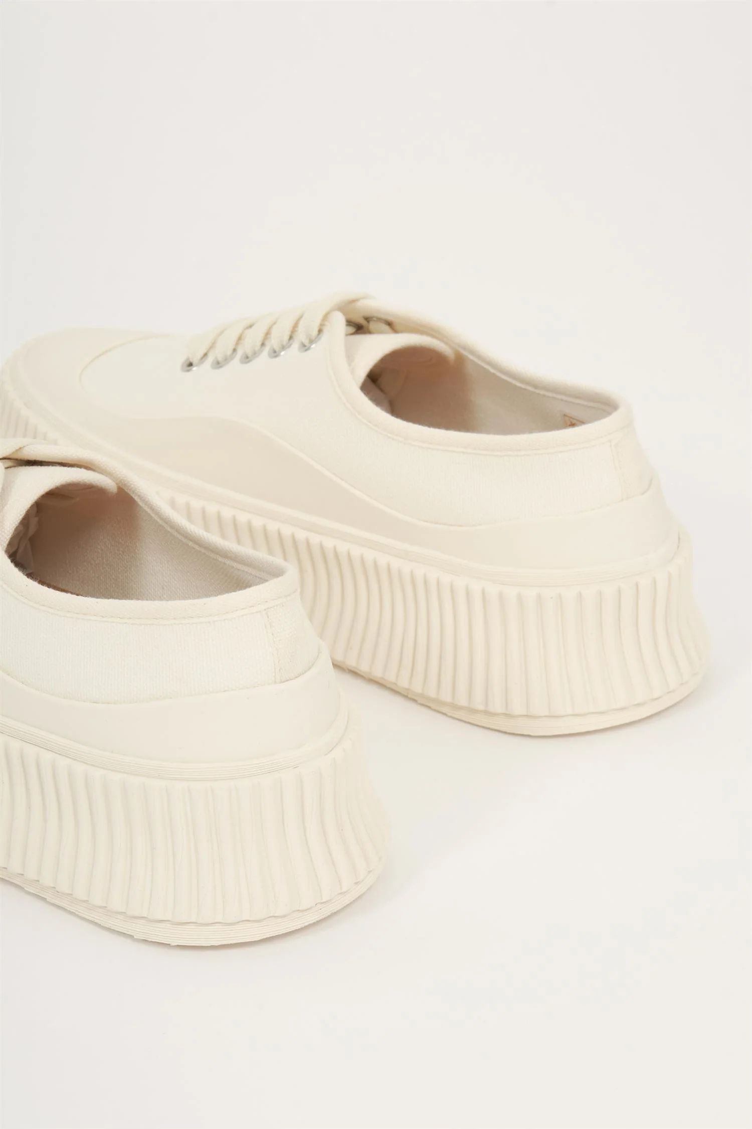 Sneakers Lace-up Canvas - Image 4