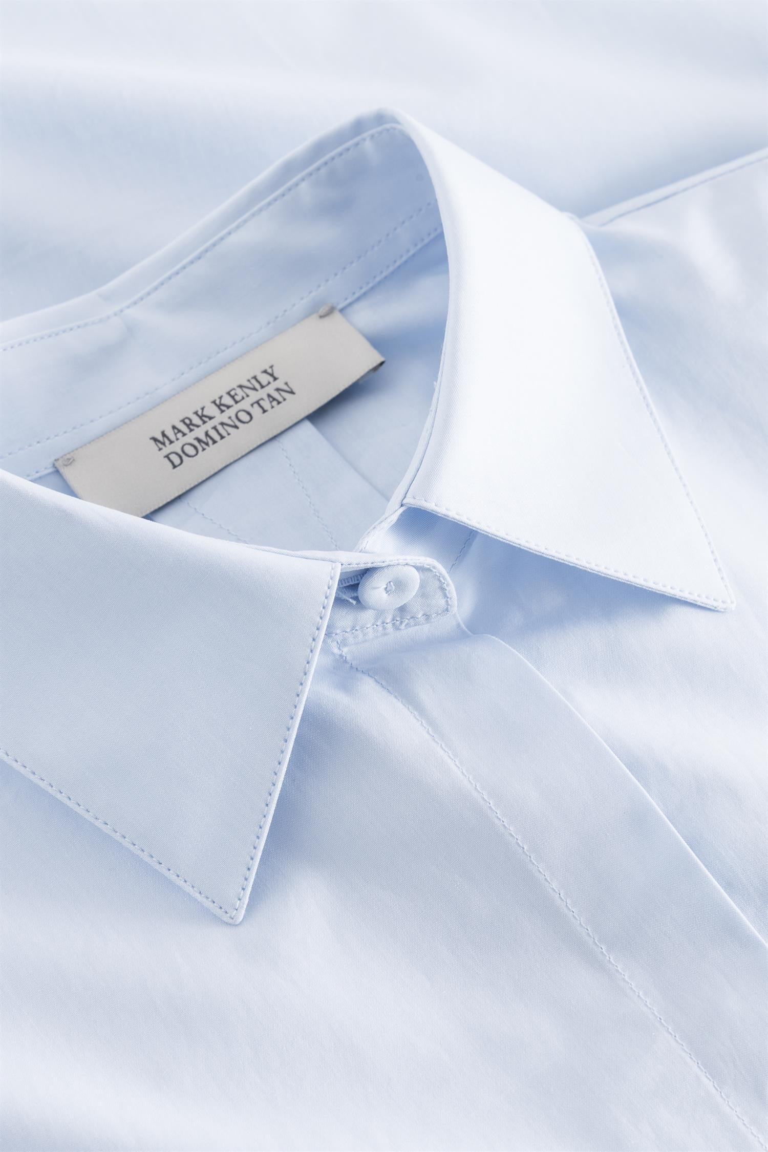 Bertine Poplin Shirt Blue - Image 5