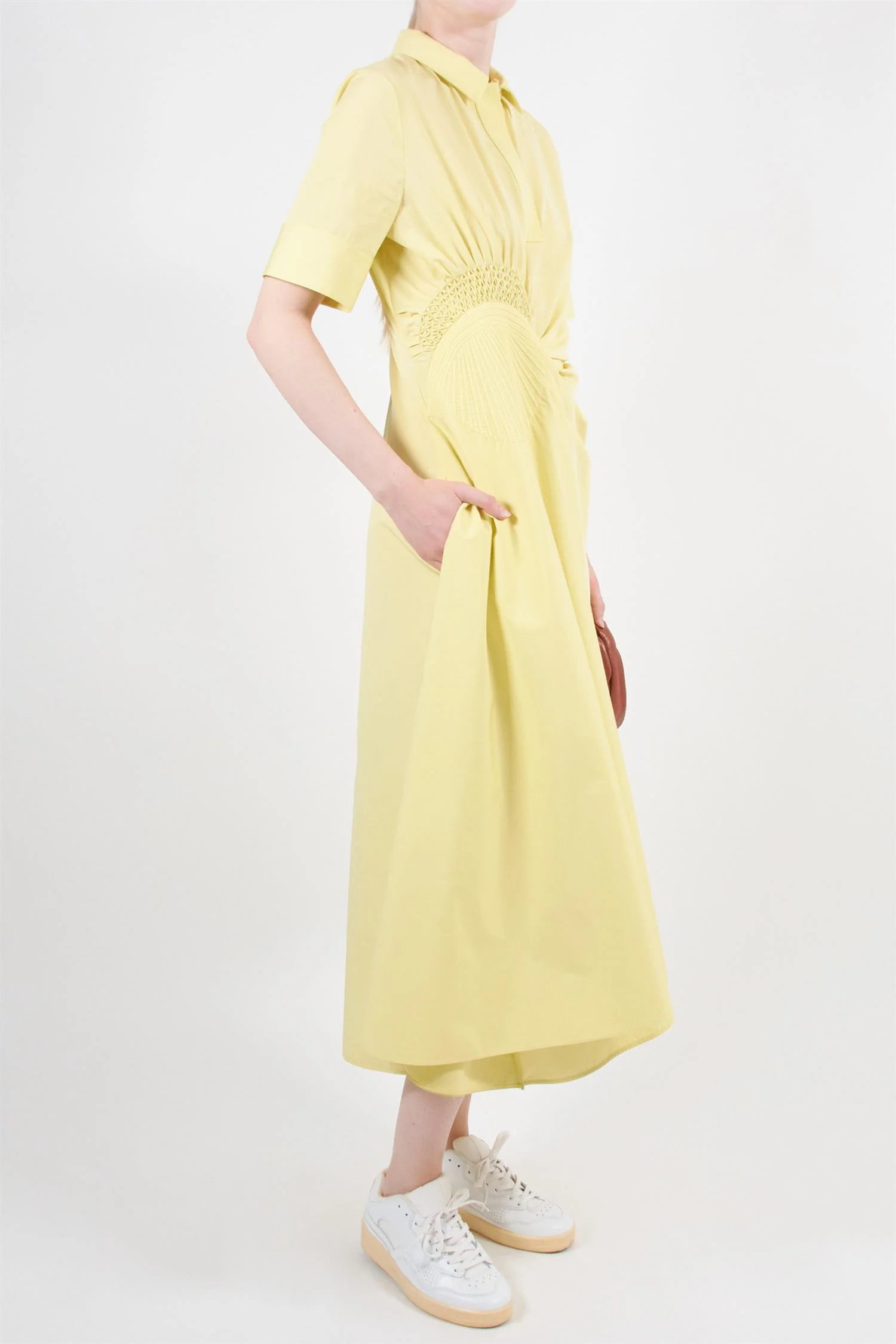 Embroidered Shirt Dress - Image 4