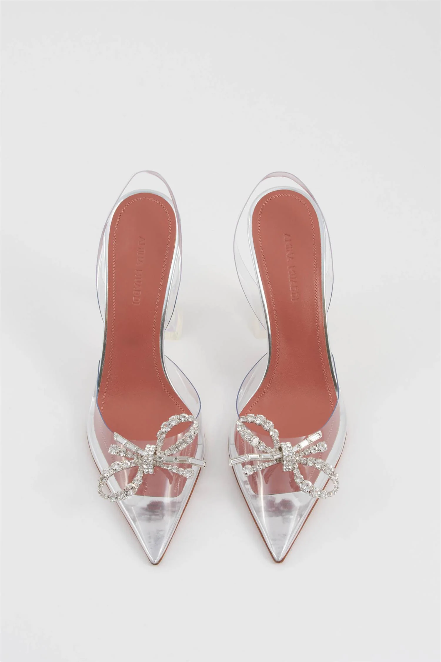 Rosie 95 Crystal Bow PVC Slingback - Image 4