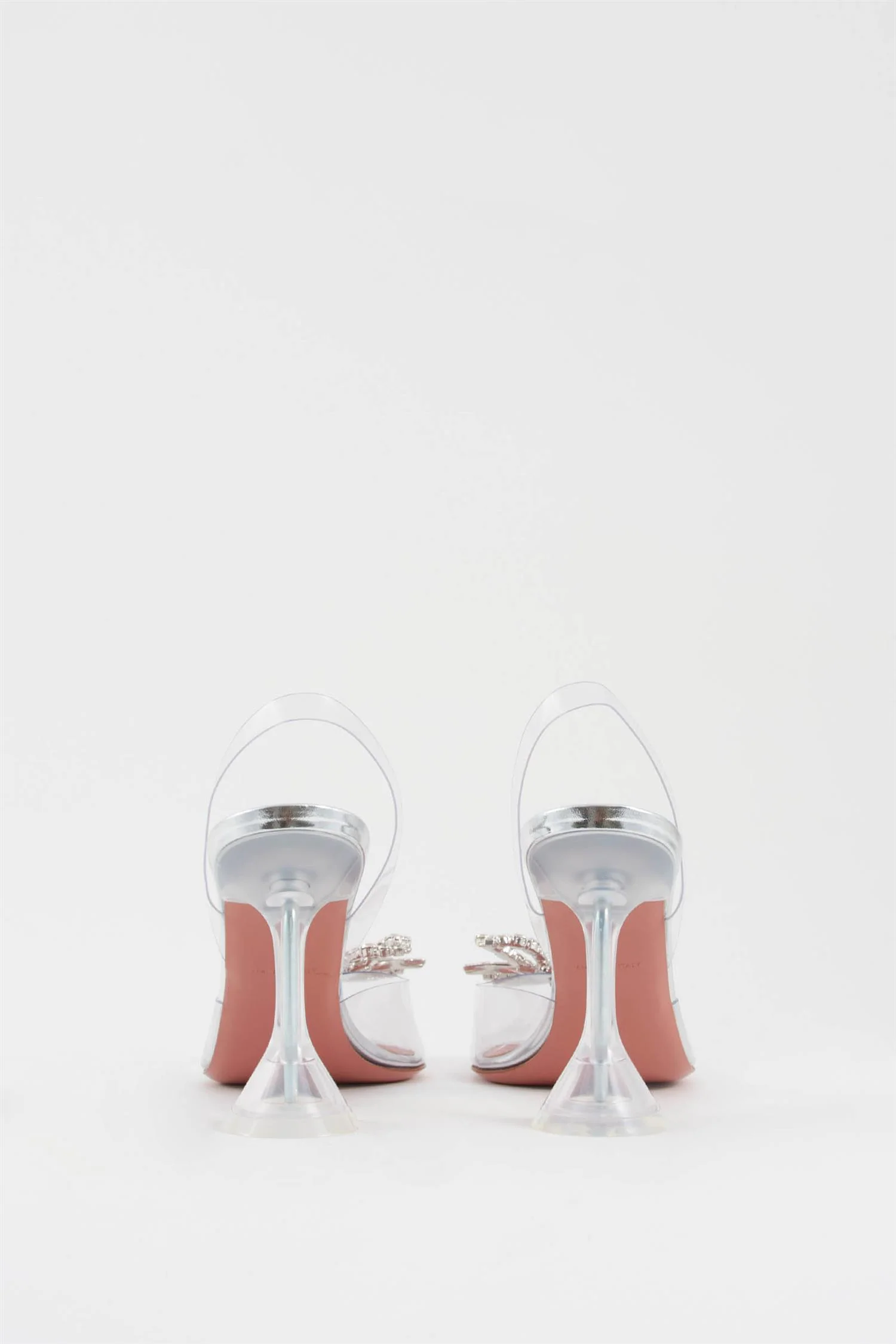 Rosie 95 Crystal Bow PVC Slingback - Image 5
