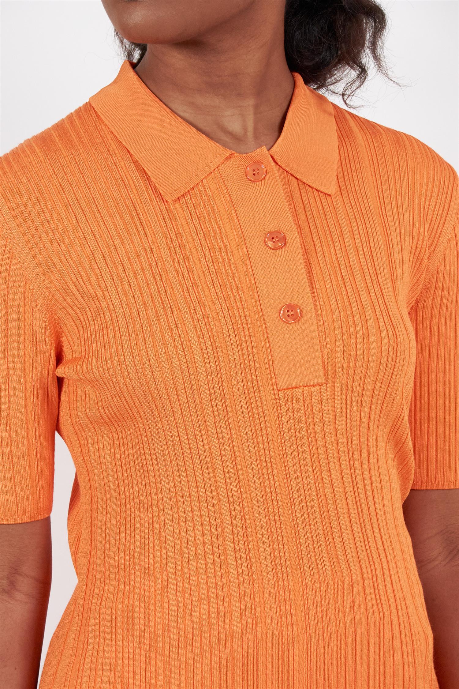 Satiny Rib Polo - Image 4
