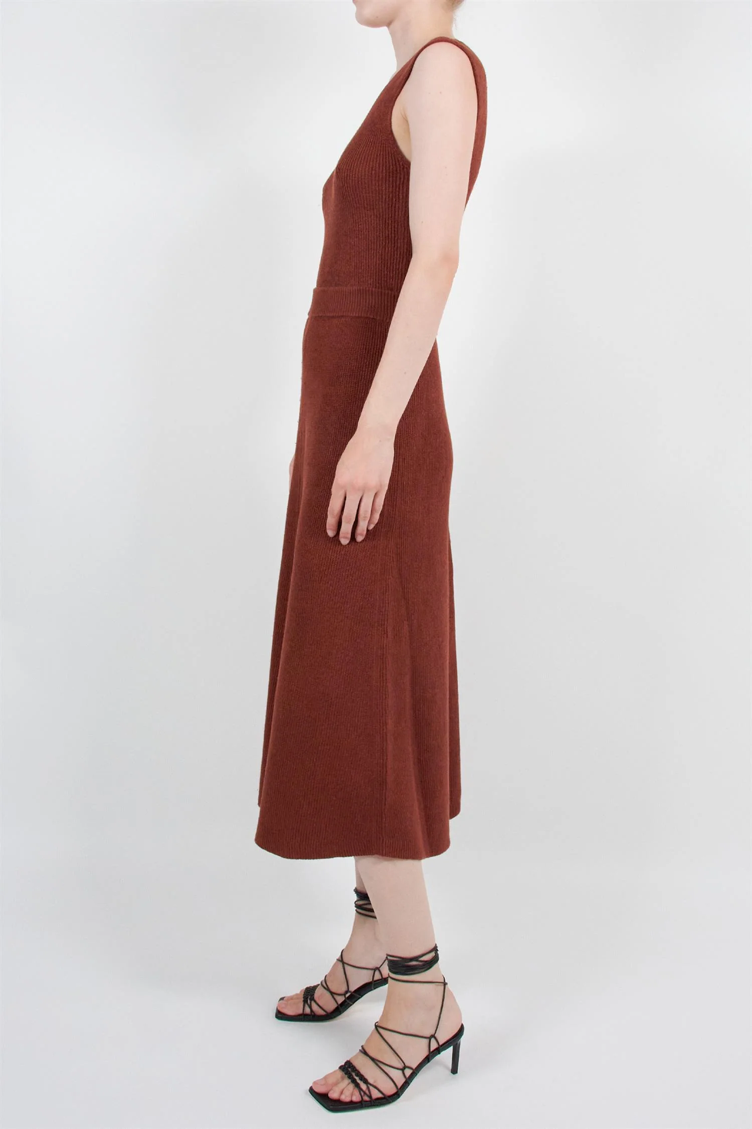 Linen Cardigan Stitch Skirt - Image 3