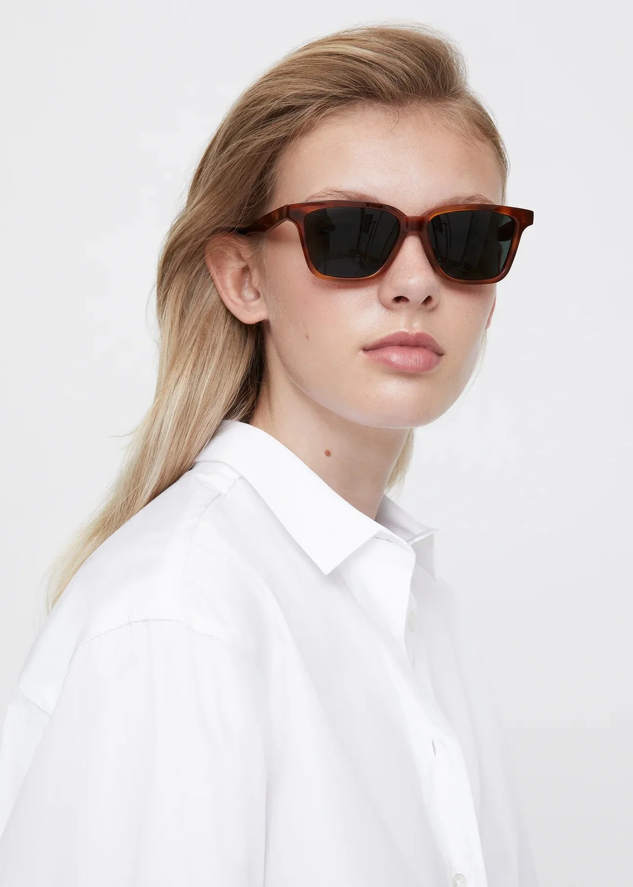 The Squares sunglasses light Havana - Image 3