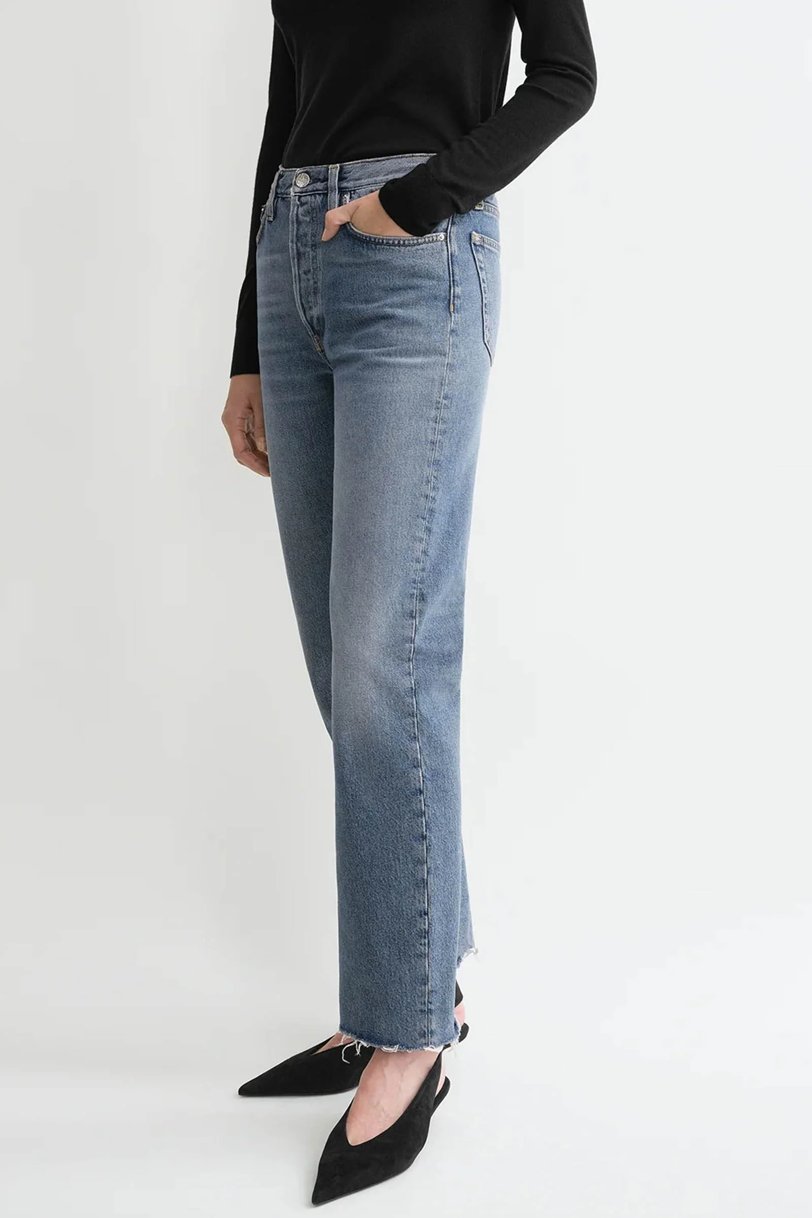 Classic cut denim vintage wash - Image 3