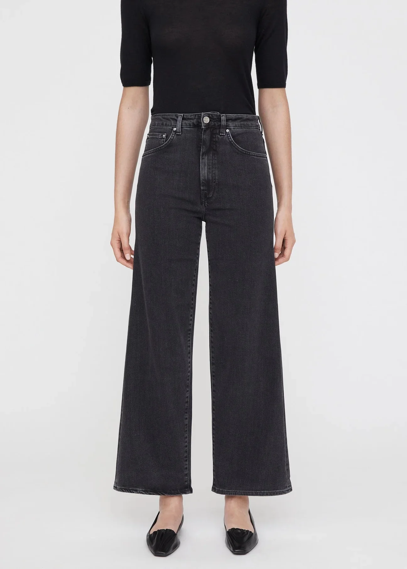 Flare fit denim grey wash - Image 3