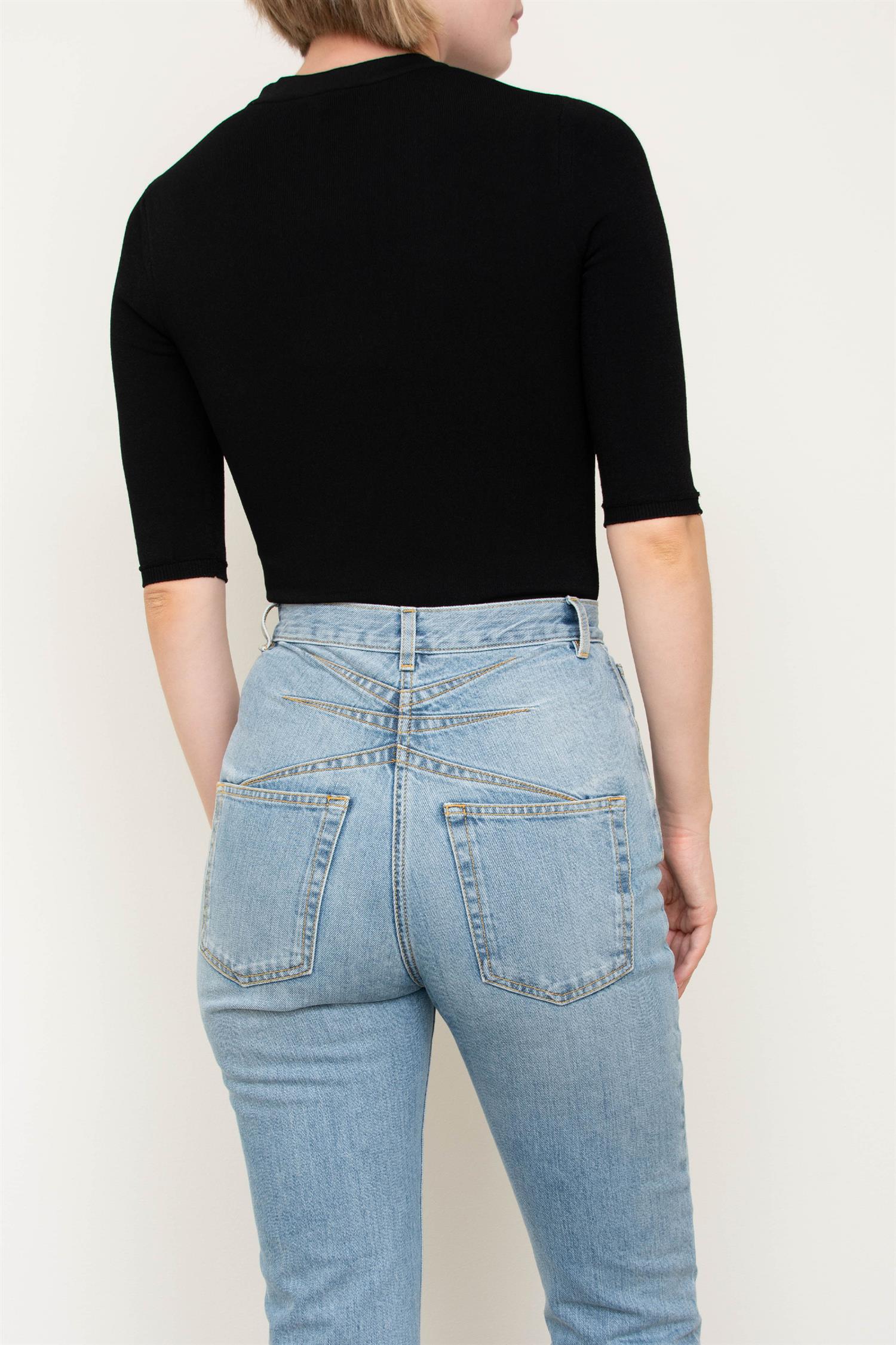 Long Bootcut Denim Jeans - Image 6