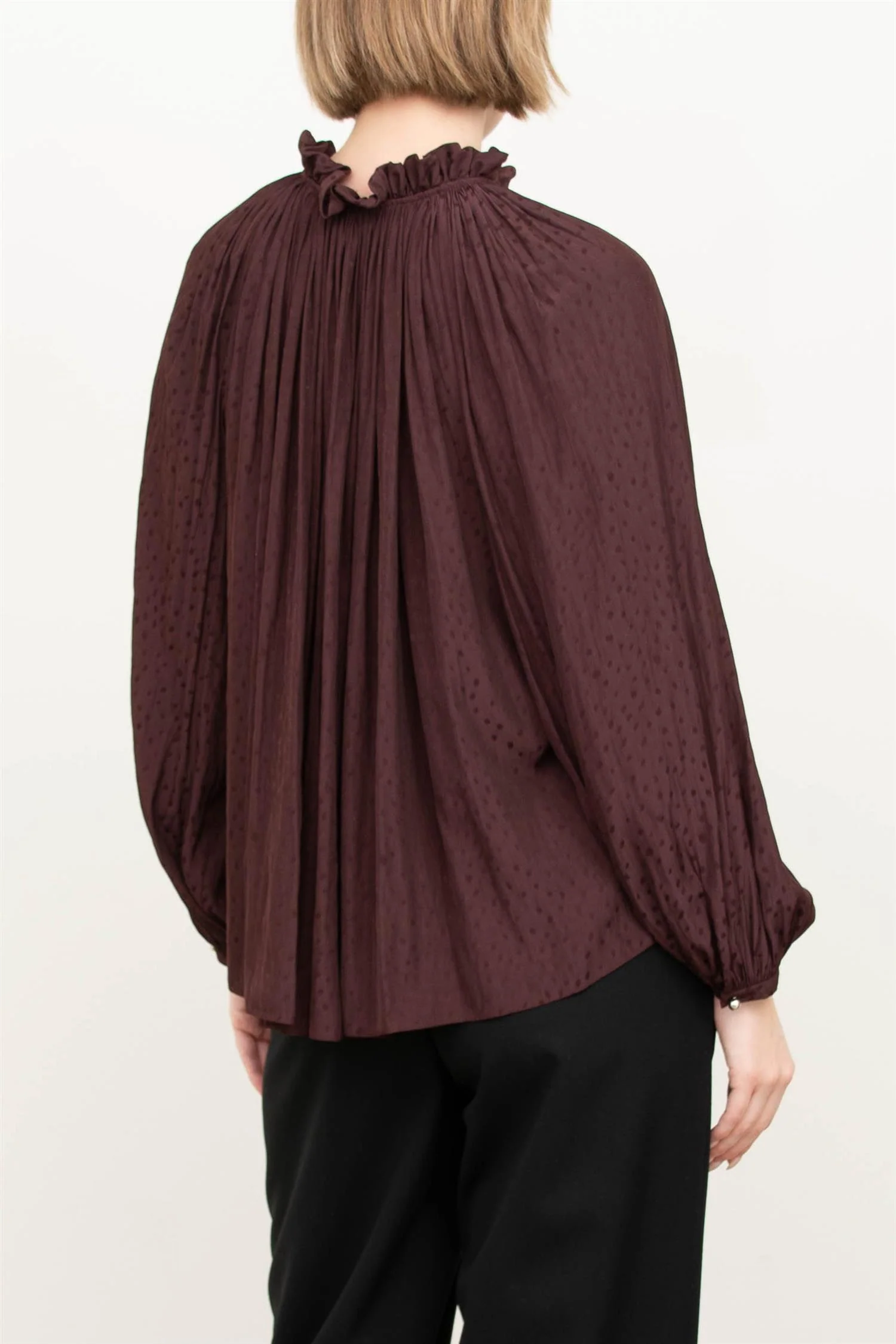 Flare Long Sleeve Blouse - Image 3