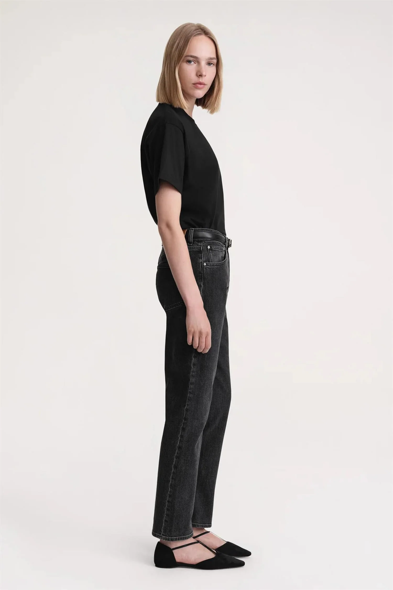Twisted seam denim grey wash - Image 3