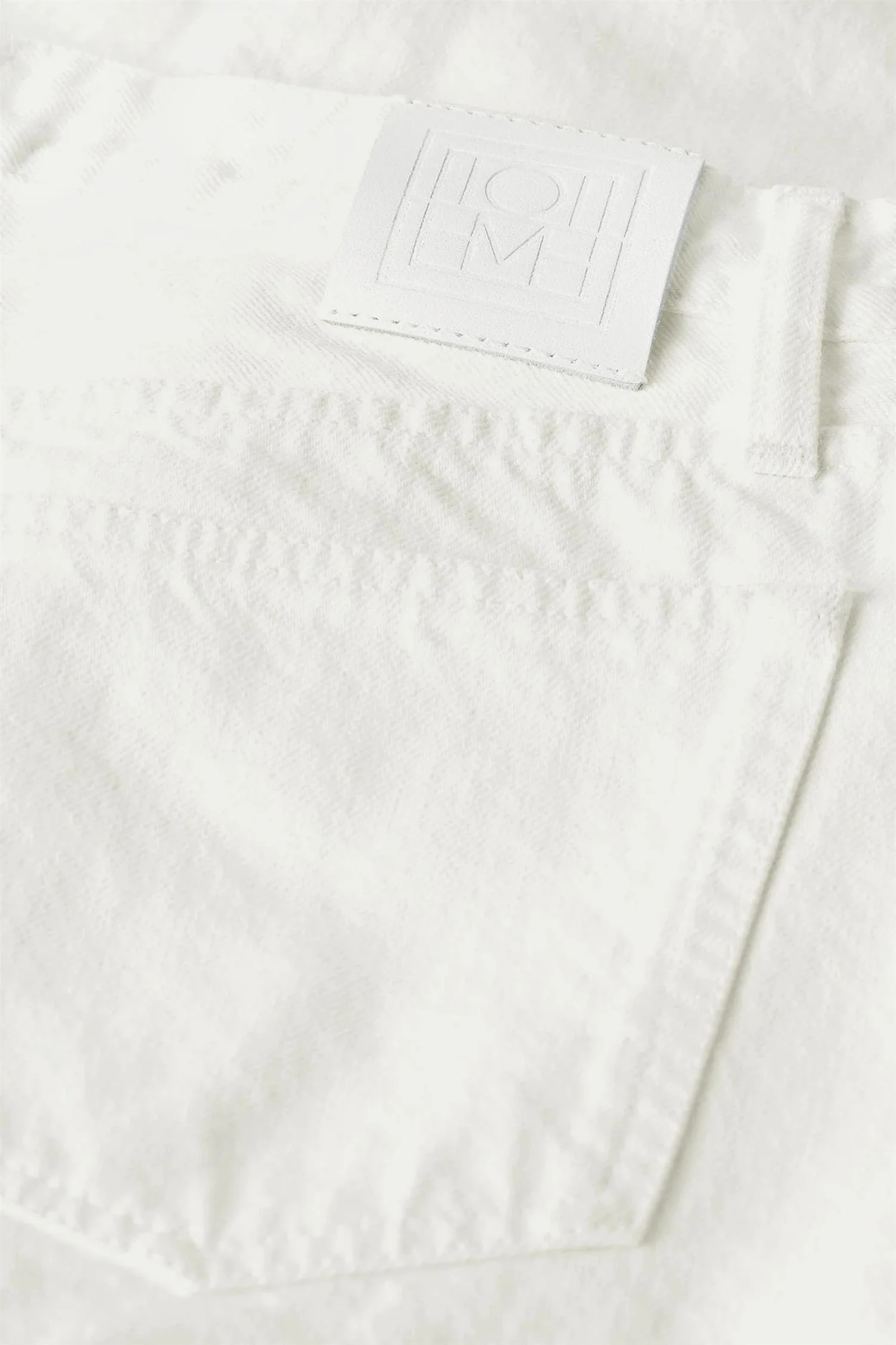 Twisted Seam Denim Full Length Off-White - Image 6