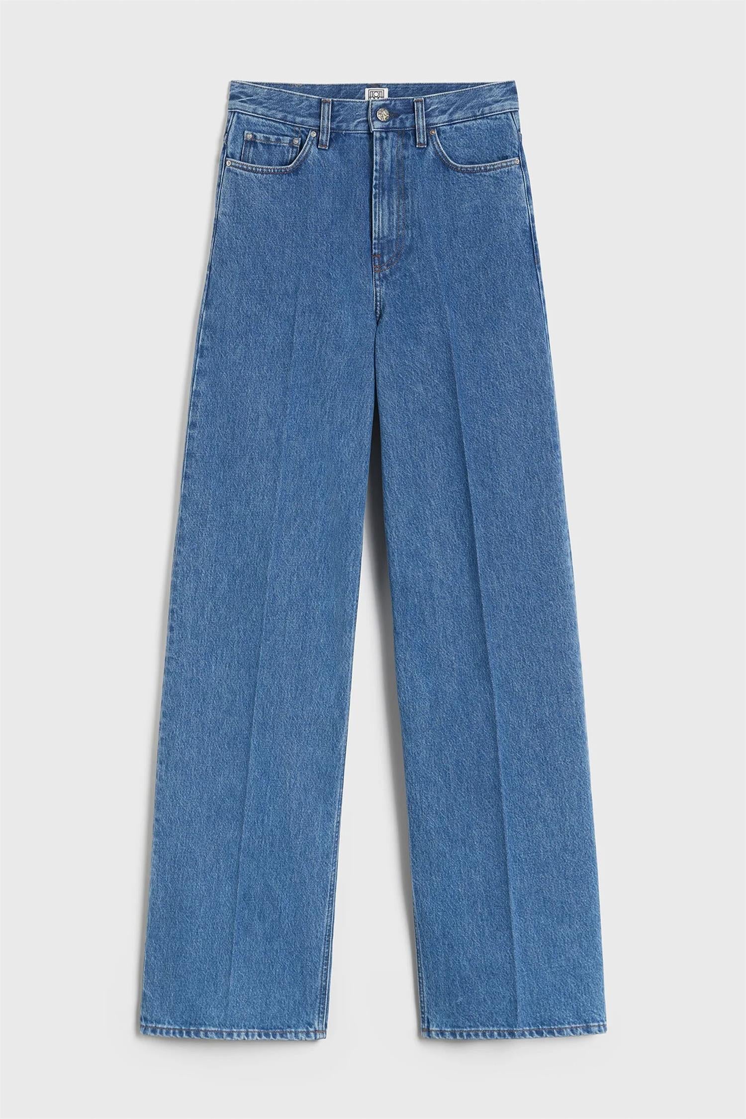 Wide Leg Denim Vibrant Blue