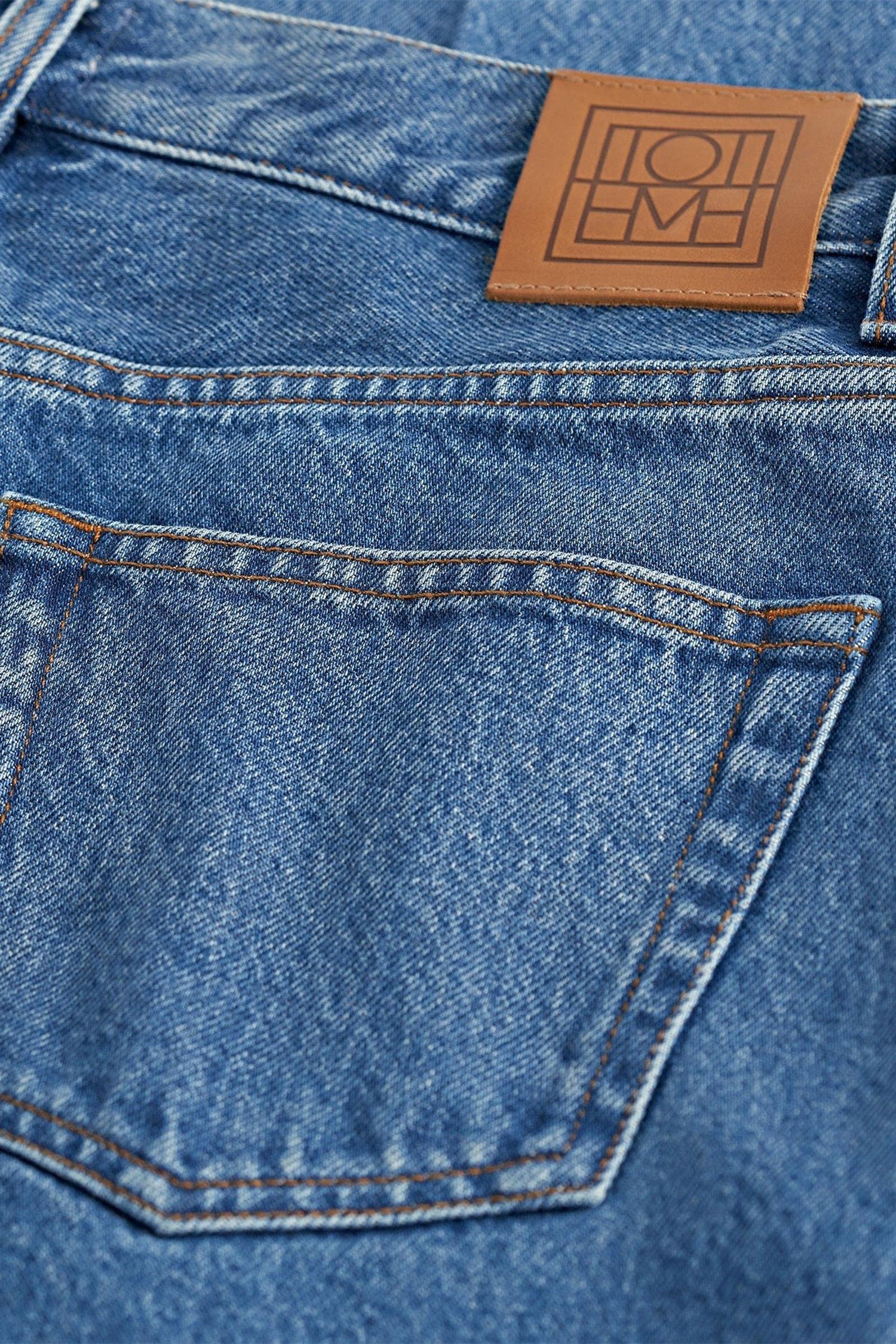 Wide Leg Denim Vibrant Blue - Image 6