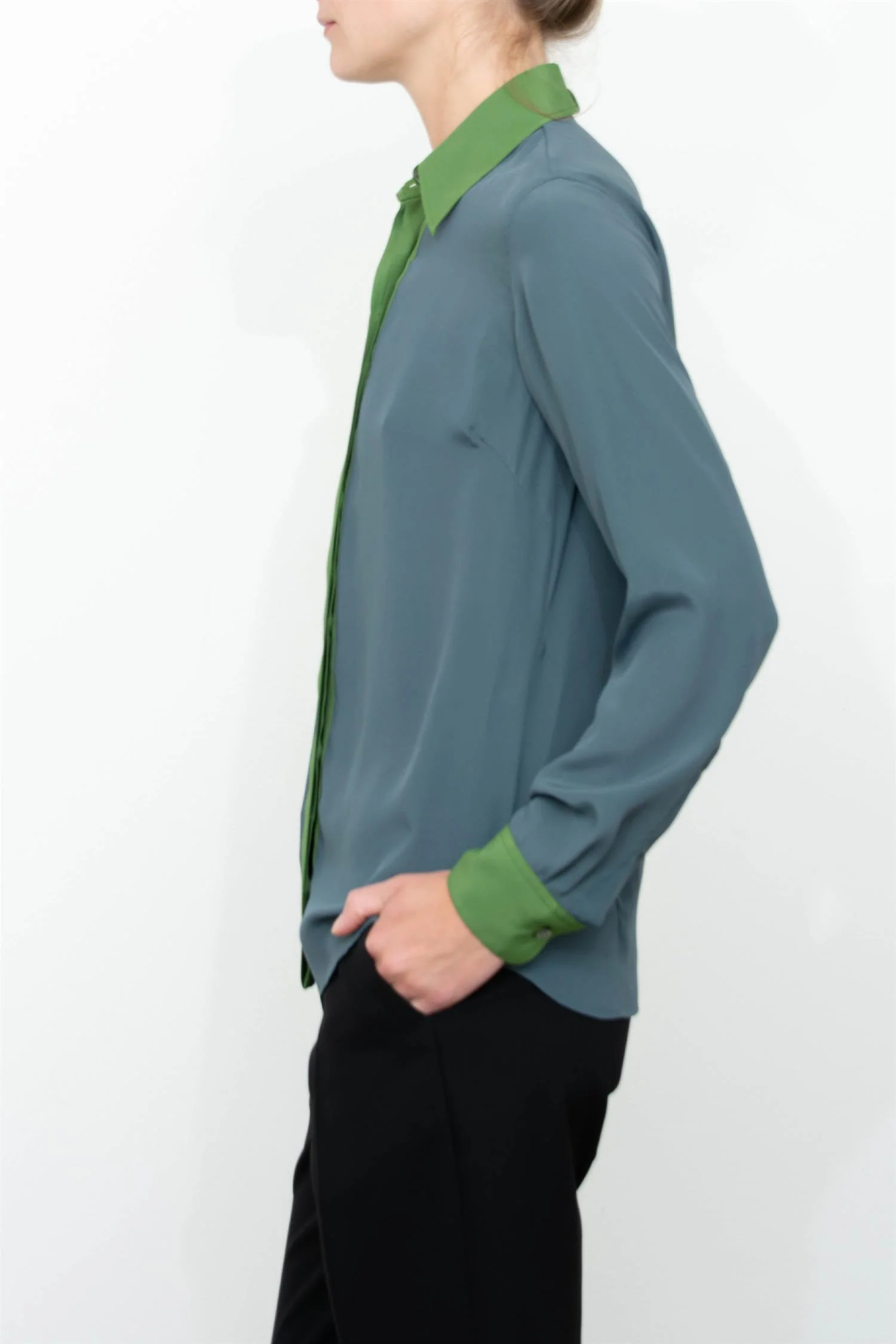 Silk Crepe Shirt - Image 3